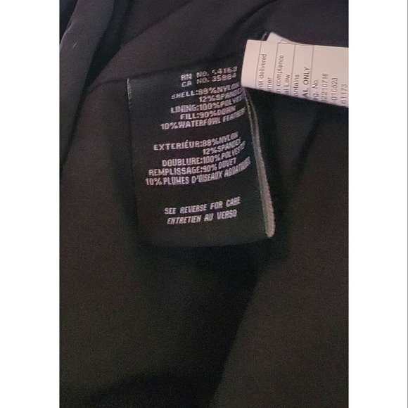 Cole Haan Asymmetric-Zip Puffer Jacket, Black, Women's Size Medium, NWT - Picture 8 of 9